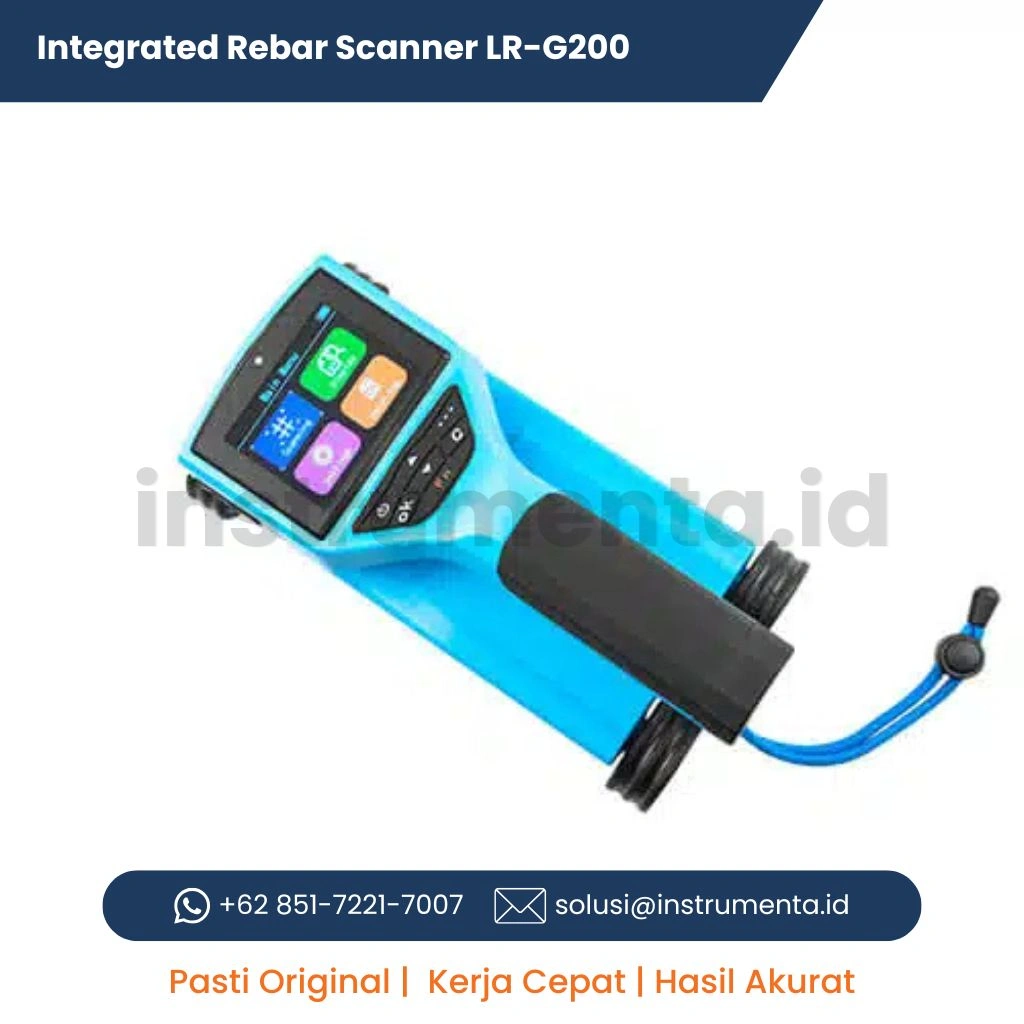 Supplier Integrated Rebar Scanner LANGRY LR-G200 Alat Deteksi Tulangan Beton dan Concrete Cover Meter